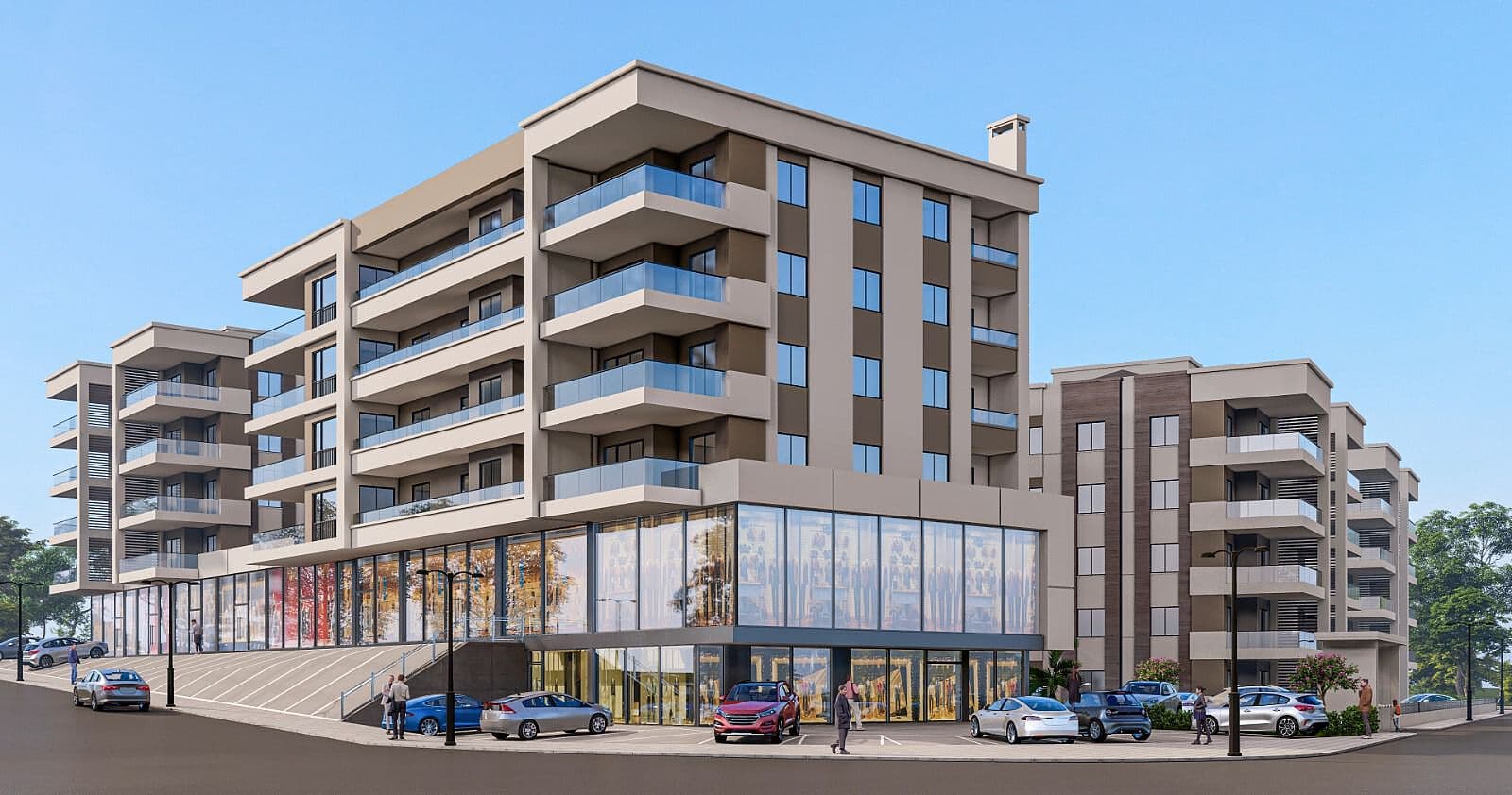 شقق مطلة على البحر قريبة من المدارس في طرابزون أورتاهيزار