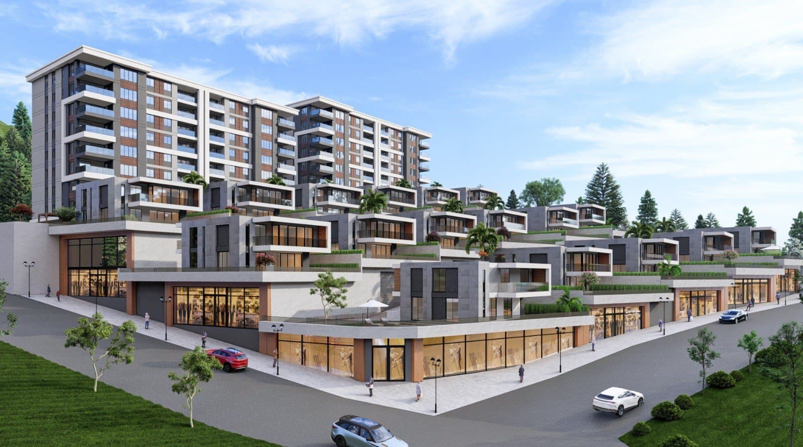 Trabzon Yalıncak'ta Önü Kapanmaz Deniz Manzaralı Daireler