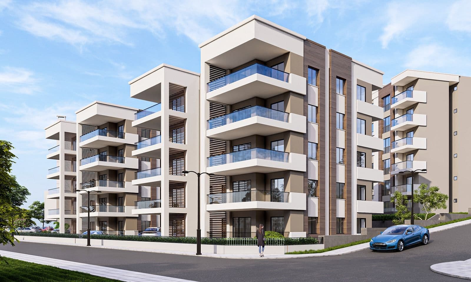 شقق مطلة على البحر قريبة من المدارس في طرابزون أورتاهيزار