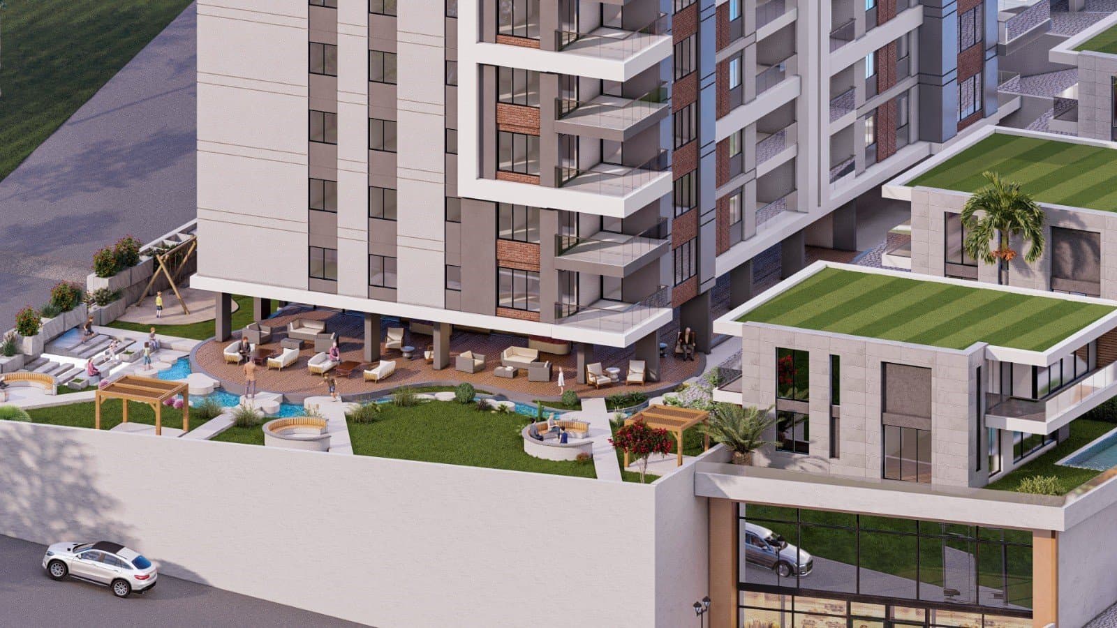 Trabzon Yalıncak'ta Önü Kapanmaz Deniz Manzaralı Daireler